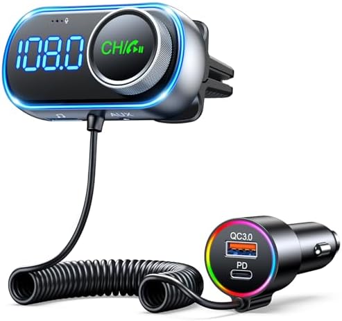Trasmettitore FM Bluetooth 5.3 Per Auto - Ricarica Rapida 54W Con PD E QC3.0 - Foto 11