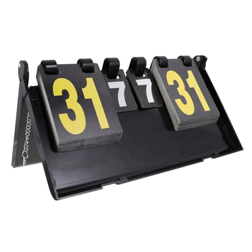 GRIRIW 1Pc Portable Score Flipper for Table Tennis Basketball Volleyball Durable Marker for Easy Use Sports Games Classroom Activities