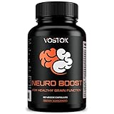 Nootropics Brain Support Supplement - Memory - Focus - Clarity - Brain Function Booster with DMAE, Bacopa Monnieri, L-Glutamine, Vitamin B, Minerals - 60 Veggie Capsules