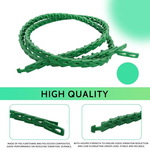 Image of 10FT Power Twist V-Belt 1 /2-Inch x 10 Feet A Type, Adjustable Link V - Belt for Lathes, Drill Press, Table Saws and Other Woodworking Tools-4L or A Profile, 1 /2 inch Width, 120 inch Length