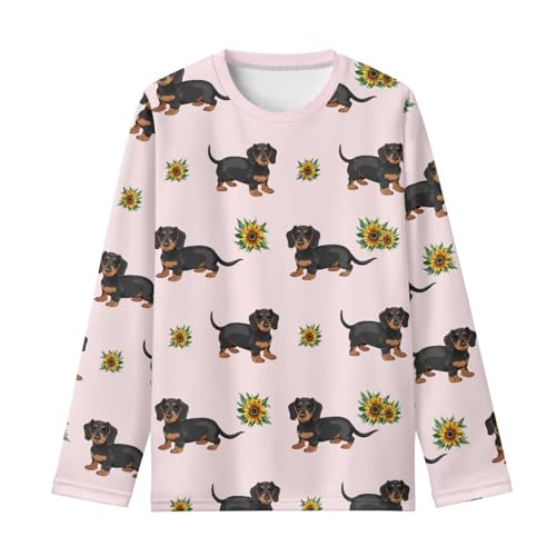 Girls' Long Sleeve Shirt Crewneck Breathable Winter Warm Clothing