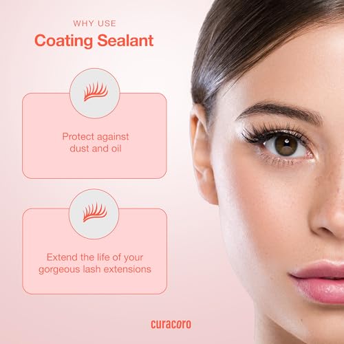 Curacoro 10Ml Eyelash Coating Sealant - Professional Protective Topcoat For Long-Lasting Eyelash Extensions thumb #2