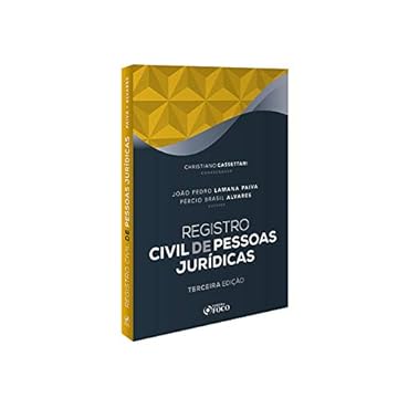 Capa do livro Registro Civil De Pessoas Jurídicas - 3ª Ed - 2020
