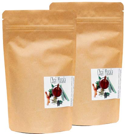 Peepal Farm Chai Masala | Aromatic Tea Masala Powder | Immunity Booster | 100% Natural Spices - Lemongrass, Fennel, Cardamom, Ginger, Basil | Pack of 2 (75g Each)