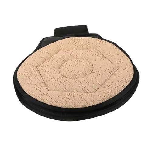DOITOOL Cojín De Asiento Giratorio Ergonómico para Silla De Coche Malla Tipo Sándwich Color Beige