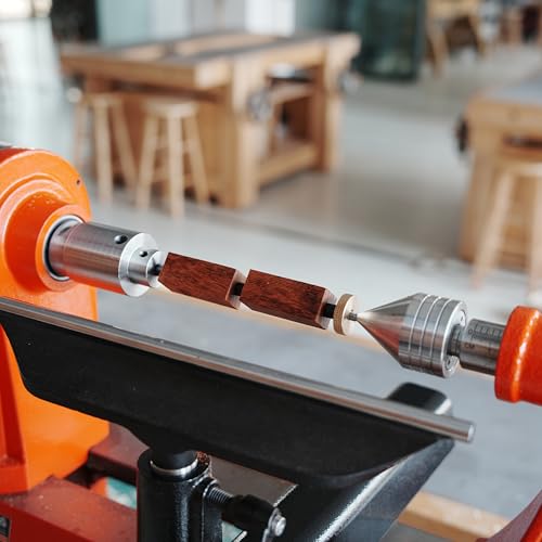 Mandril para bolígrafos con adaptador 1"X8TPI para torneado de madera miniatura 3