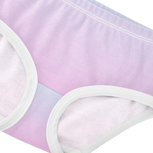 Joisal Elegant Blue Pearl Pink Gradient Little Girl Panties Toddler Girls Underwear Cotton Personalized Kids Briefs Undies 2t4