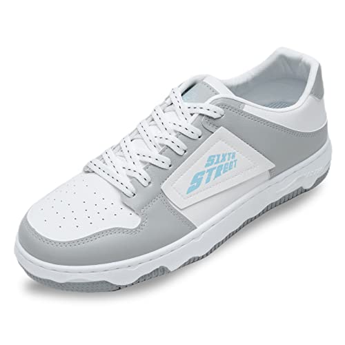 Sixth Street Mens Decker Light Grey Sneakers_8 UK (SSM057) (B0C699VZZL) Amazon Price History, Amazon Price Tracker