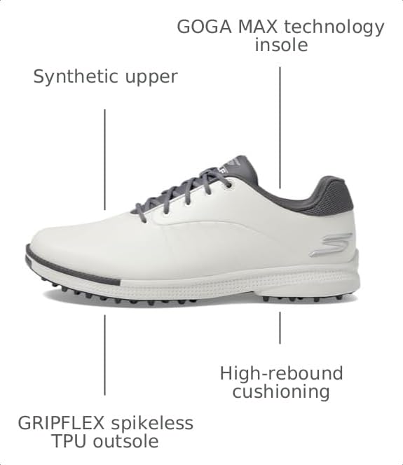 Image of Skechers Men's Tempo Waterproof Golf Shoes