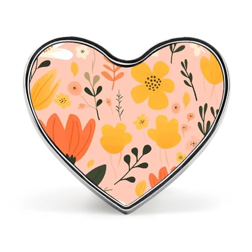 Natural Leaves Heart Lapel Pin Women's Brooch, Suitable for Wedding Party Clothes Jewelry Accessories Backpack Brooch, Valentine's Day Pin, Anniversary