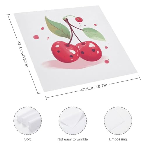 Servilletas de Tela Reutilizables Estilo Floral Cuadradas miniatura 2