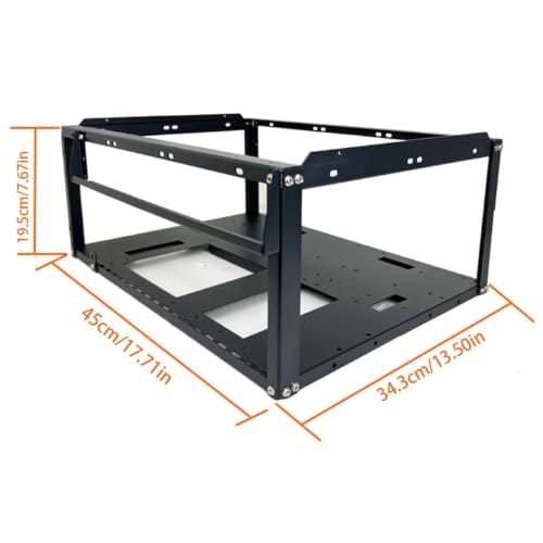 Chasis de bricolaje y mini carcasa para PC compacta para hardware de estación de trabajo 6