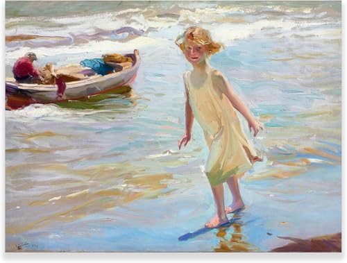 Joaquin Sorolla affiche célèbre peinture moderne toile salon 40x60cm