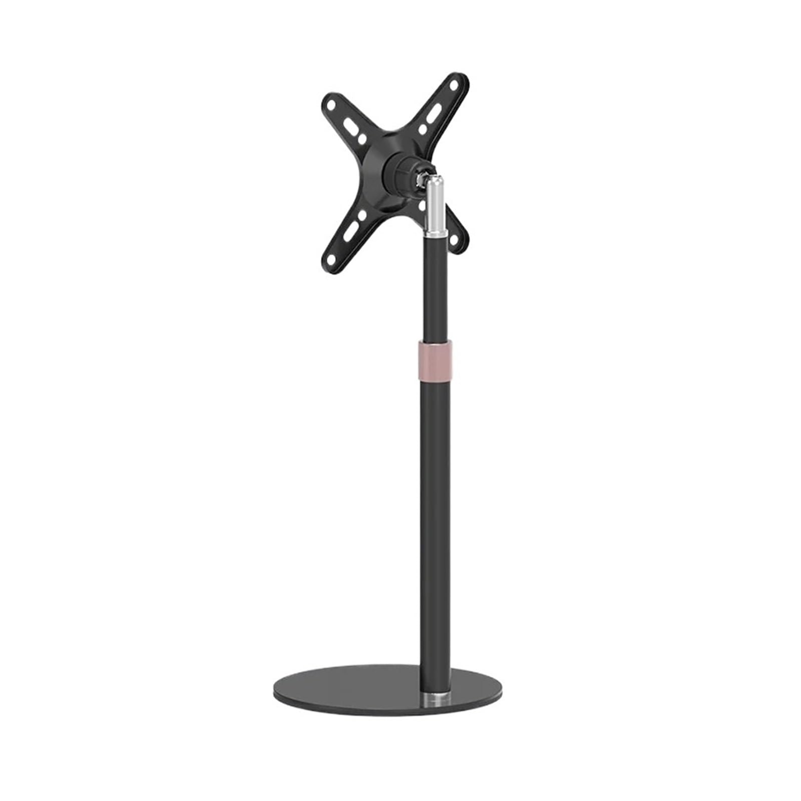 Support moniteur portable réglable noir - Support bureau autoportant VESA pour écran