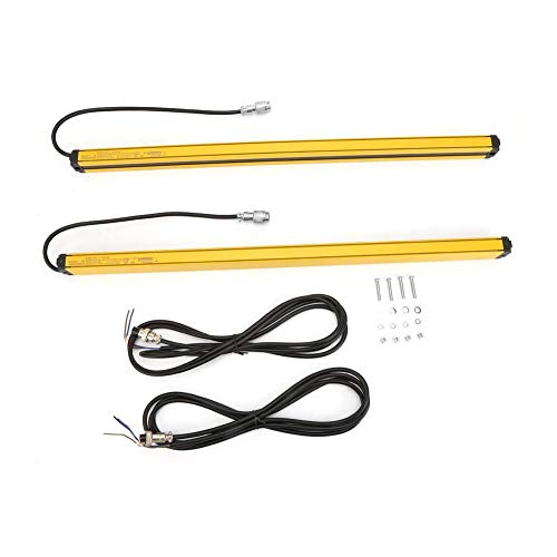 Light Curtain Sensor Switch Light Grating Security Device High Quality Safety Light Screen Sensor DC10-30V(12 Beams BEM1240-C-440NB)