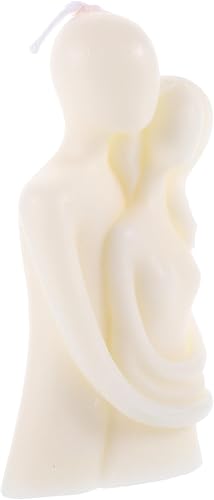 Bougie Parfumée Forme Couple Enlacé Décorative Cire de S Toyvian