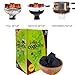 Coco-Zeal Coconut Charcoals Cubes Afzal Hookah Shisha Coals Natural Shell [Irfaz Retail Pkg 120 Flat Cubes 2.5x2.5x1.5
