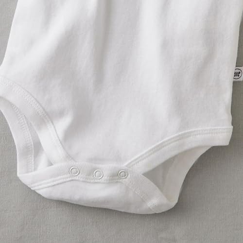 HonestBaby Baby Boys' 5-pack Long Sleeve Bodysuits One-piece 100% Organic Cotton for Infant Baby Boys', Unisex - Image 5