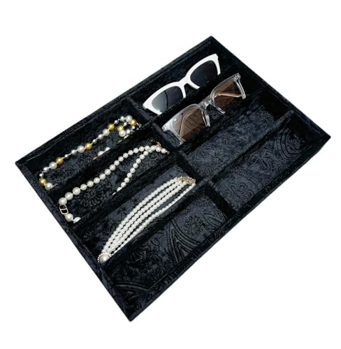 AgentMoon Extravagant Sunglasses Storage Tray, Embossing Black