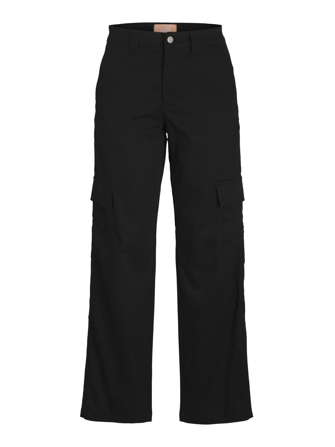 JJXX Jack and Jones A/S Women's Jxkendal Reg Stra Cargo Mw Pant PNT Noos, Black, L