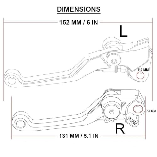 Leviers d'embrayage de frein KX250F pivot pour éviter casse - 2