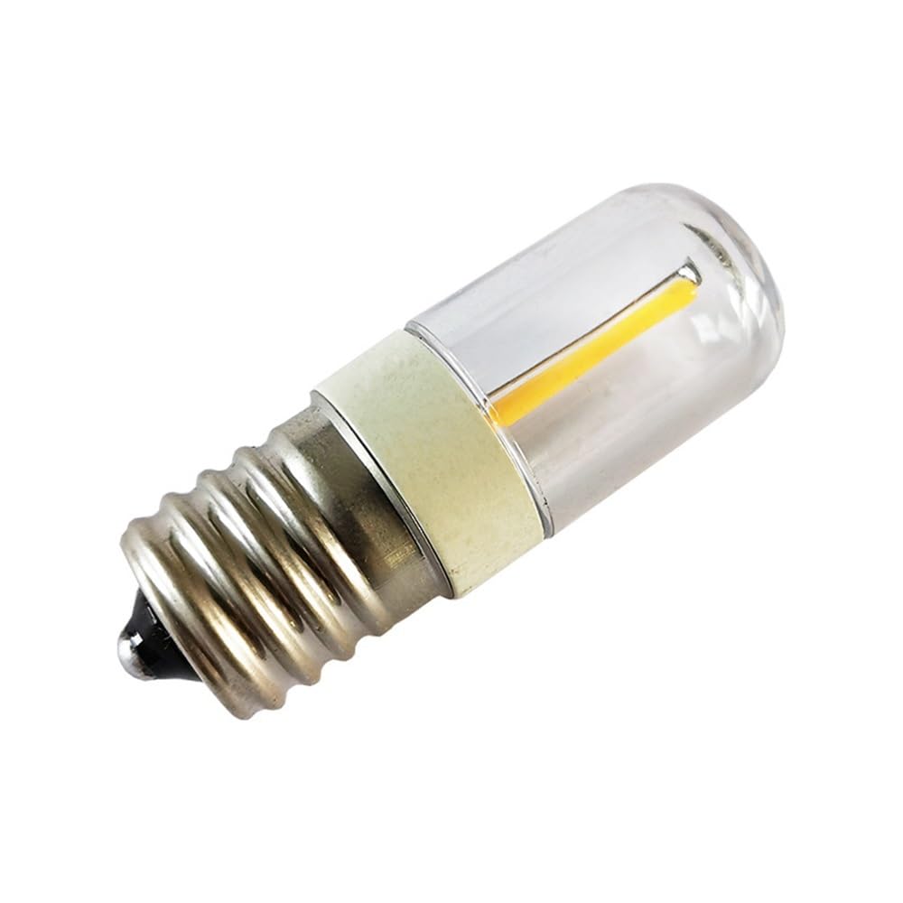 fengyan Casa bombillas, Paquete de 50 bombillas de filamento LED AC220V T18 E17 1W/2W/3W bombilla T22 de repuesto Familiar Lámpara(4000K Neutral,3W E17 220V)
