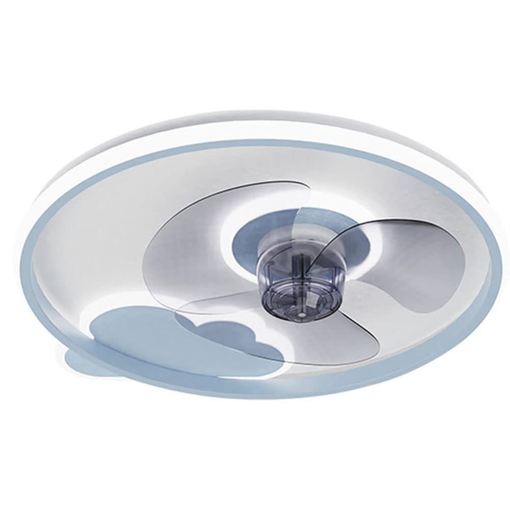 Kolorowa lampa sufitowa do pokoju dziecięcego z wentylatorami Nowa sypialnia Prosty salon Wentylator do restauracji Lampa sufitowa z pilotem Niewidoczny regulowany żyrandol z wentylatorem elektrycznym