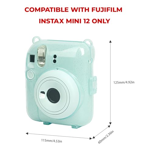 Estuche protector para cámara Fujifilm Instax Mini 12 verde miniatura 2
