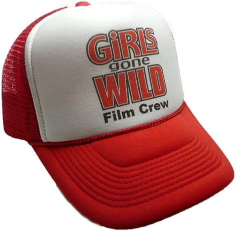 Girls Gone Wild Film Crew Trend Trucker hat Ships Next Day Cap Baseball Gift Vintage Embroidered Foam Mesh Back