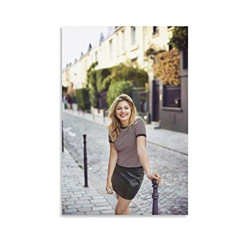 Tableau toile Louane poster mural 30 x 50 cm sans cadre salon cuisine