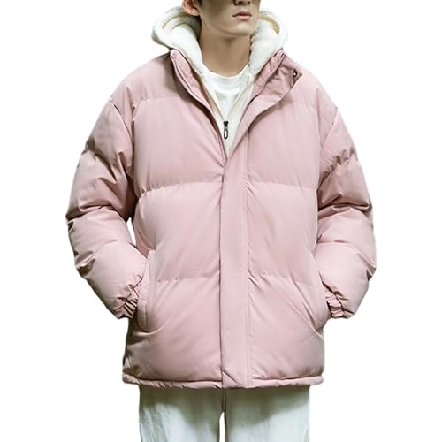 Doudoune d'hiver épaisse homme manteau à bulles chaud doublé