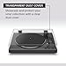 Sony PS-LX3BT Wireless Bluetooth Turntable (2026 Model) : Fully Automatic Belt Drive Vinyl Record Player with Built-in Phono EQ, Black