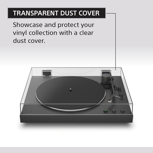 Image of Sony PS-LX3BT Wireless Bluetooth Turntable (2026 Model) : Fully Automatic Belt Drive Vinyl Record Player with Built-in Phono EQ, Black