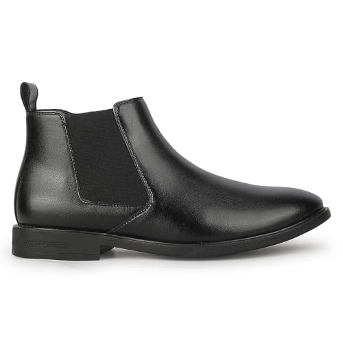 Liberty Fortune Black Ankle Boots for Men - Image 5