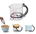 Up Cup Measuring Cup: 4-in-1 Adjustable Measuring Cup with Scraper-Style Seal Base – Space-Saving, Easy-to-Clean, Multi-Purpose Cup for Cooking and Baking