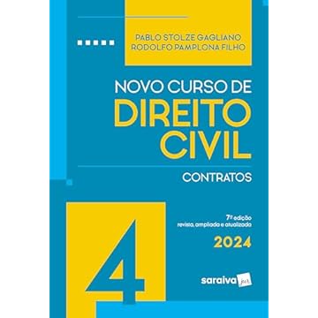 Capa do livro Novo Curso De Direito Civil - Contratos - Vol. 4 - 7ª edição 2024: Volume 4