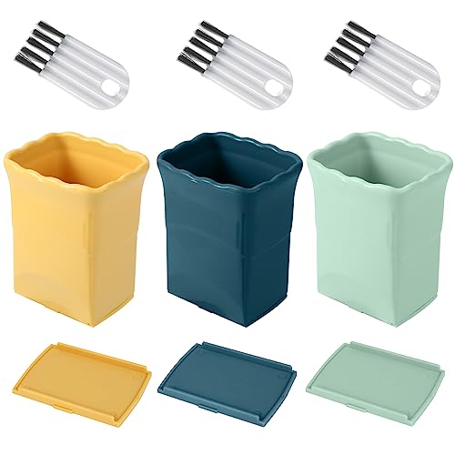 カップスライサー 3個 すき間掃除ブラシ3本付き ステンレススチール ストロベリースライサー バナナスライサー フルーツスライサー フルーツカッター 多機能 ソフトフルーツと野菜スライス フレッシュプラッター作り キッチン用品 調理道具 簡単カット 時短調