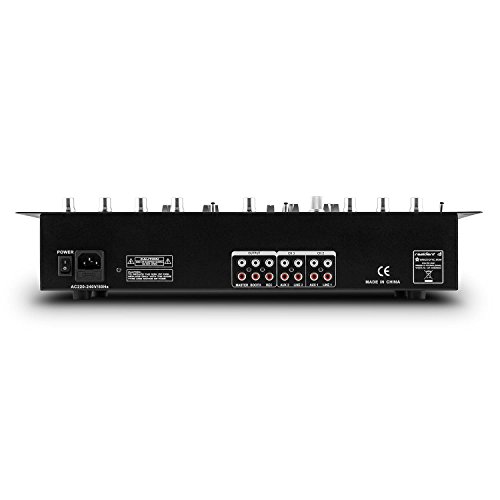 resident dj DJ405USB - 4-kanaals mixer, DJ mixer, DJ mixer, 2 x Bluetooth, 2 x USB, 2 x SD, AUX, opnamefunctie… - Image 5
