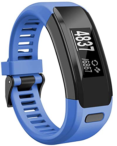 Tyogeephy Cinturino Compatibile con Garmin Vivosmart HR per Donne Uomini, Silicone Sostituzione Cinturino Accessori con cacciavite Fit per Vivosmart HR, NOT per Vivosmart HR+