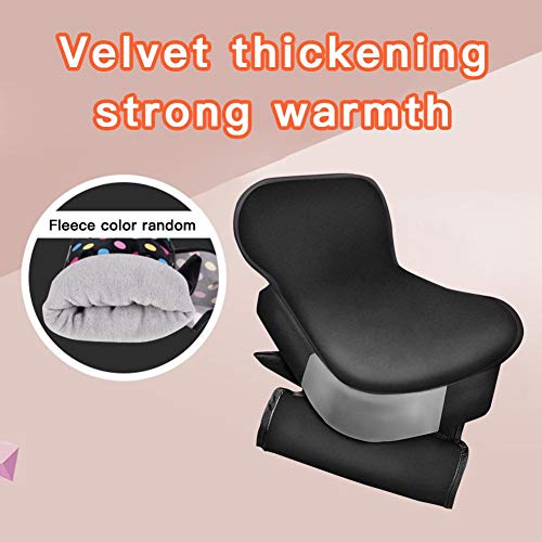 cuckoo-X 1 Paire de Gants de Guidon de Moto, Doublure de Velours imperméable épaissie Forte Chaleur Forte Manchon de Bar de Moto pour Scooter de Moto