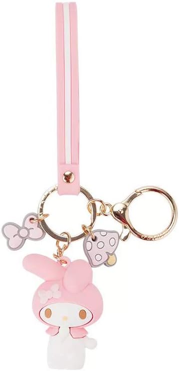 MtoyeCute Kawaii Accessories Anime Keychain Adorable Keychain Keyring Key Purse Handbag Car Charms