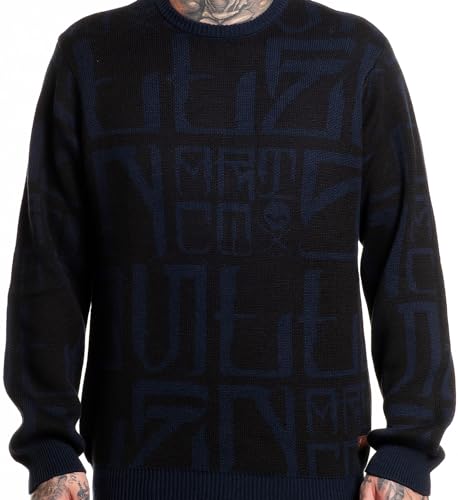 Sullen Men's Sharps Knitted Crew Neck Tattoo Lifestyle Long Sleeve Sweater2