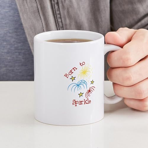 Taza de cerámica 11 oz Born To Sparkle miniatura 6