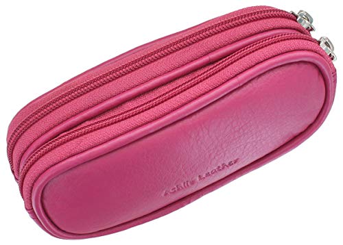 Ashlie Leder Brillenetui für 2 Brillen 4301_21 Fuchsia Cover
