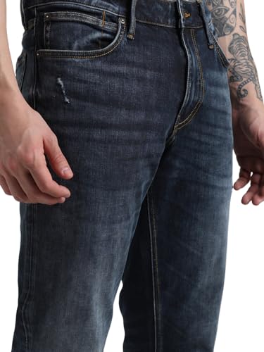 Image of Jack & Jones Men's Regular Fit Jeans | Mid Rise | Jeans for Men