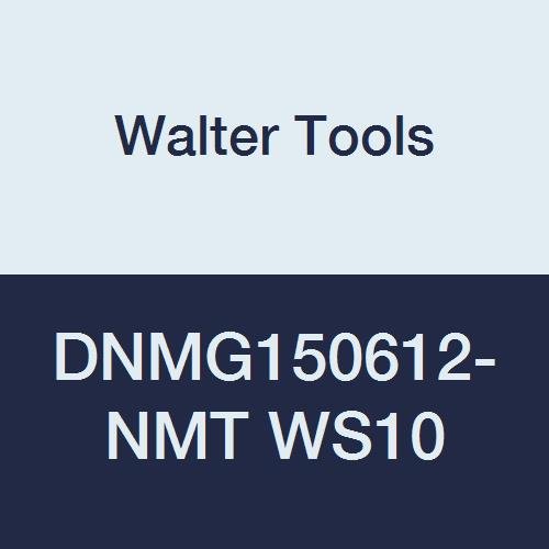 DNMG150612-NMT WS10 Carbide Tiger-Tec Negative Indexable Turning Insert, 3/64" Corner Radius, 1/2" IC, 1/4" Thick, 0.031" - 0.157" Depth of Cut (Pack of 10)