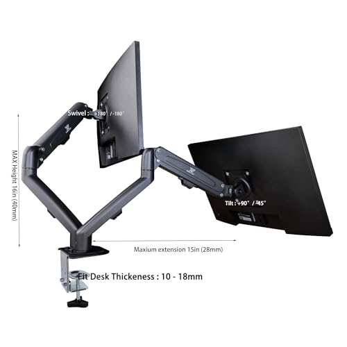 Image of HP Series 5 Pro 534pm 34 inch WQHD USB-C Monitor, Webcam, Speakers, VESA 2Pack | 5MP Pop-up Webcam, Speakers, AI Noise Reduction, Height Adj, 1 Pack w /DKZ Hub & ErgoFlexy Dual Mount Arms