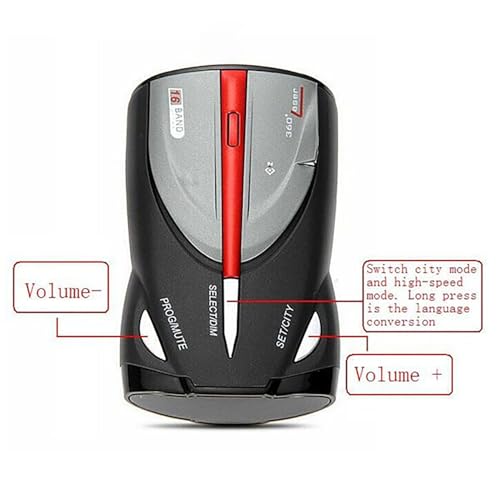 Speed Camera Detector Starter Pack, 360° Car Trucker Laser Radar Detector with Interference Signals Filtering for Anti-Speed Trap, Red-Light Cameras, and Full Road Coverage - Image 3