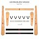 Nefelibata Mehrzweck-Gitarrenständer 5 Ständer Holzgitarrenständer Bodenständer für Gitarren und Cases, E-Gitarren, Akustikgitarren, Bassgitarren, Celli - Deutsche Esche (Original Holzfarbe)