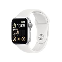 Apple Watch SE (2ª gen.) (GPS, 40mm) Smartwatch con cassa in alluminio color argento con Cinturino...